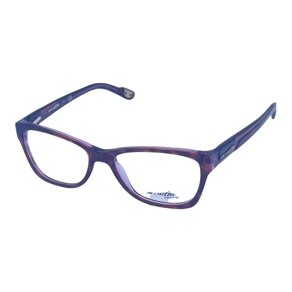 Arnette Violet/Tortoise Eyeglasses Frames 135mm Women's MOD 7018 (Authentic)